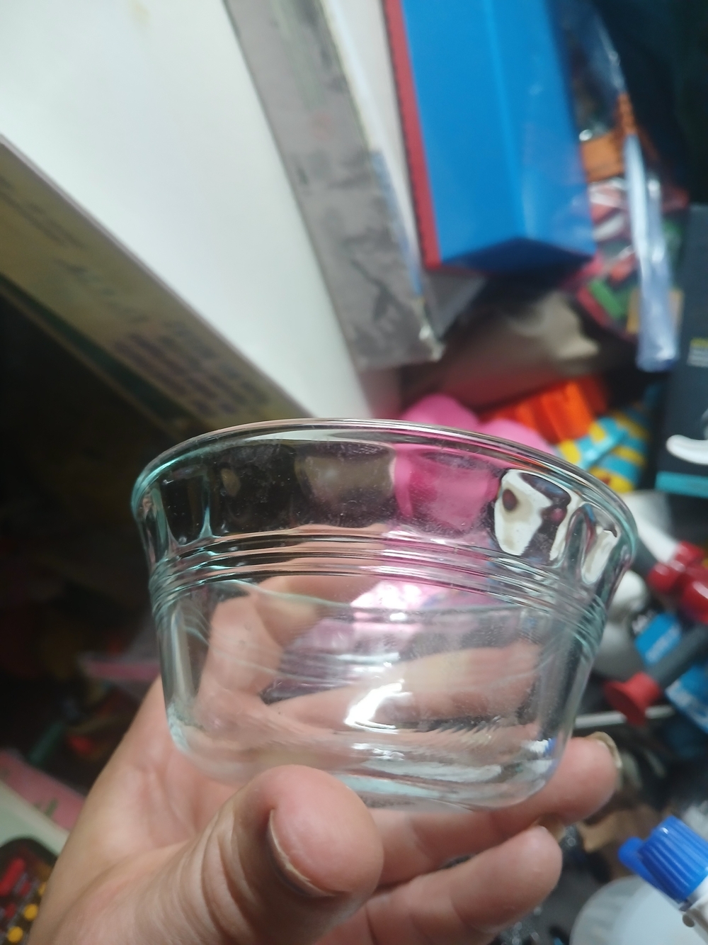 vintage French Pyrex #463 clear glass scallop Bowl Set Of 3
